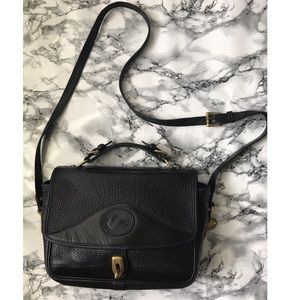 Dooney and Bourke Vintage Black Leather Bag